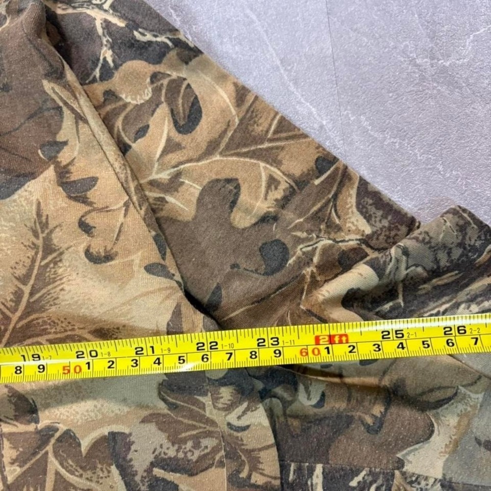 Green and brown camo long sleeve sweatshirt - Picture 4 of 5